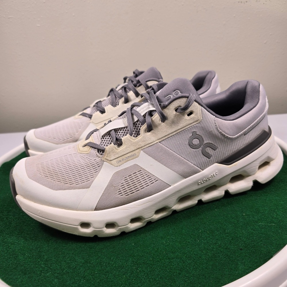 On Cloudrunner 2 Running Shoes Mens 11 Glacier Grey 3ME10140622 Active Wear